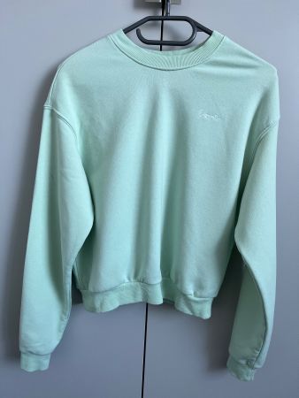 H&M Divided Kurzpulli Sweatshirt XS mintgrün