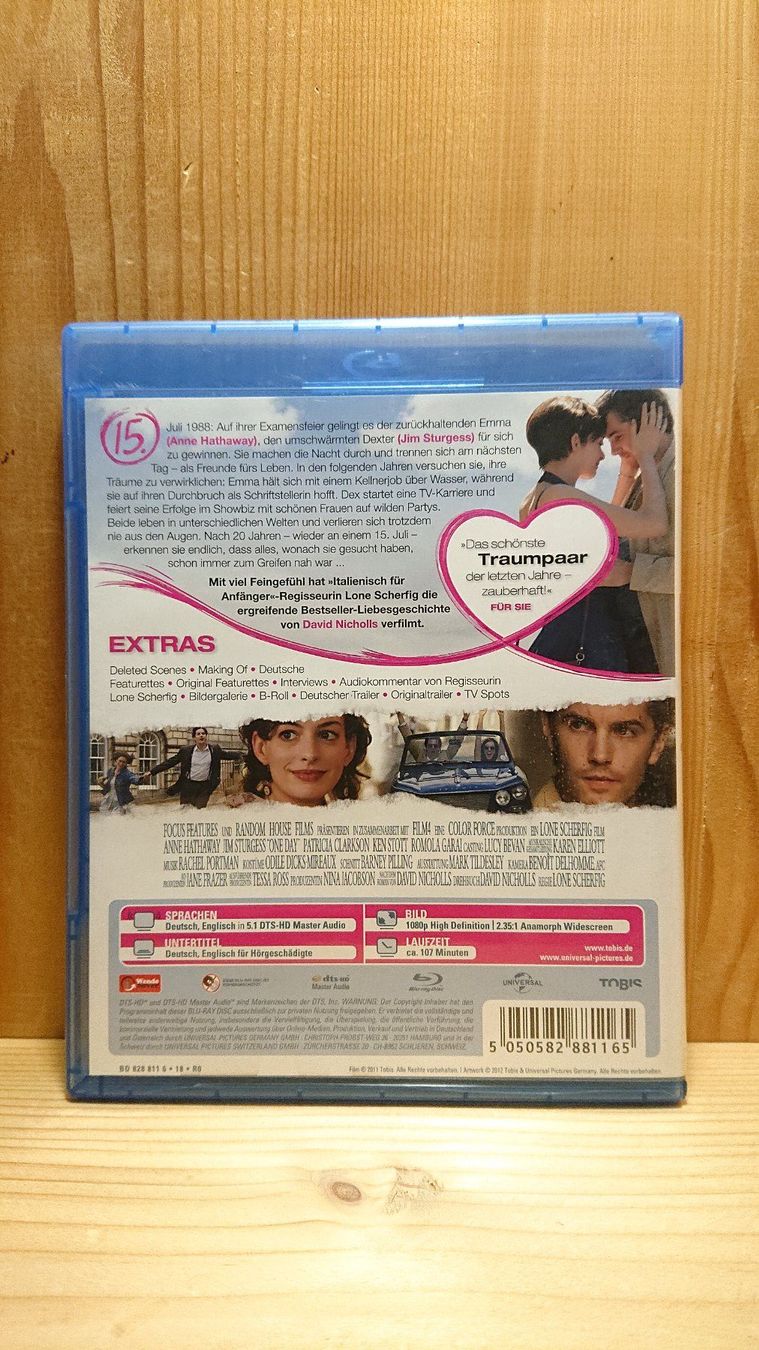 Tutti i DVDs: ZWEI AN EINEM TAG Blu-Ray mit Anne Hathaway – Usato da Wilderswil venduto da Exebub 1