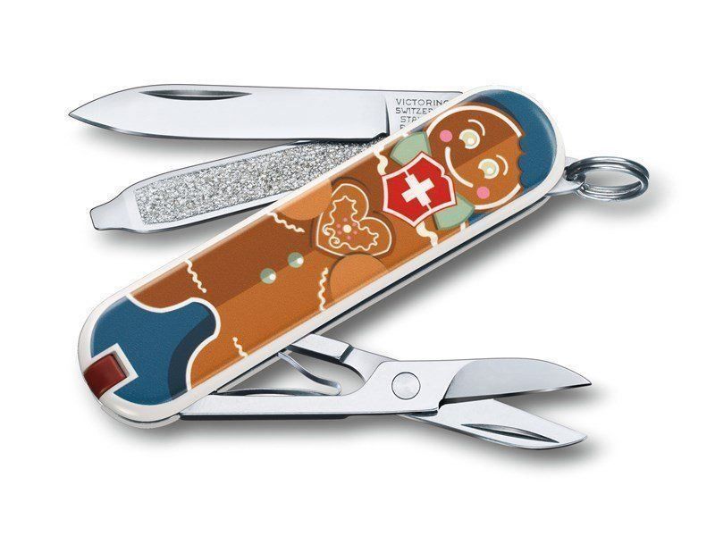 Victorinox Coltelli tascabile: Victorinox "Gingerbread Love" Knife 2019 – Nuovo e nell'imballaggio originale da Rotkreuz venduto da CLASAX 2