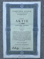 Gebrüder Sulzer Aktie Nr.24373  von 1943
