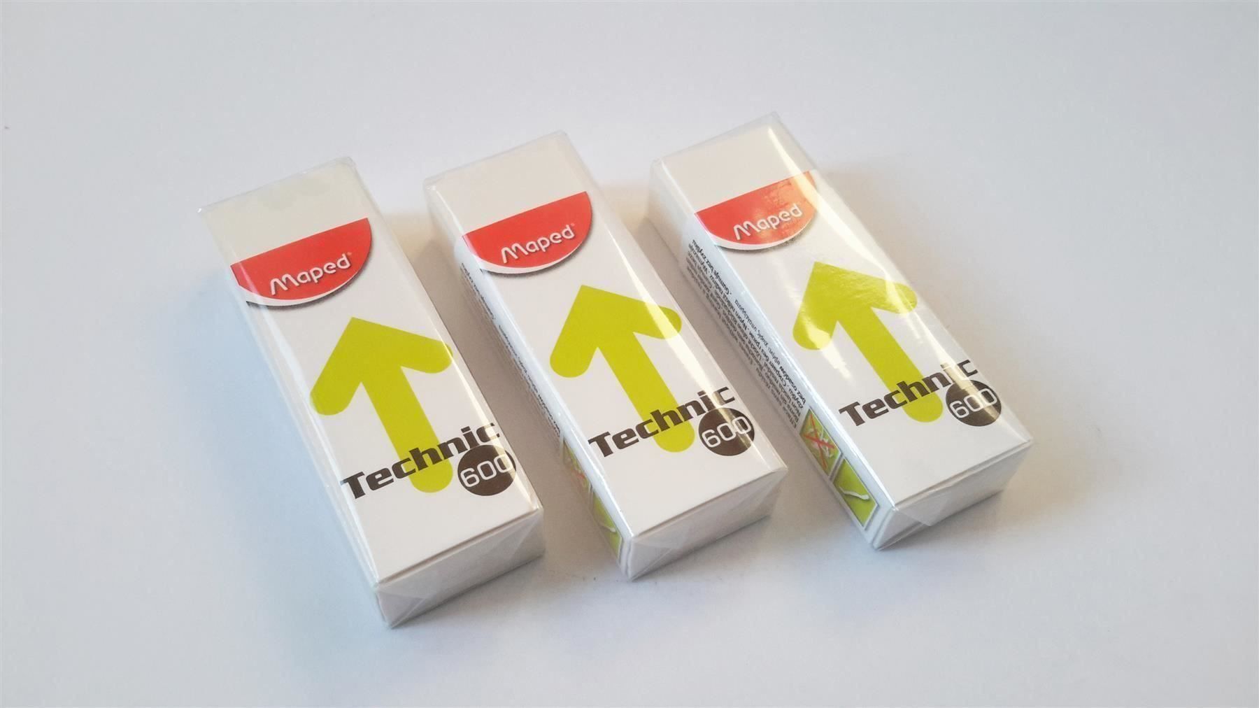 Altro in Scrittura & Disegno: Radiergummi, 3er-Set, Maped Technic 600 – Nuovo e nell'imballaggio originale da St. Gallen venduto da cointec 3