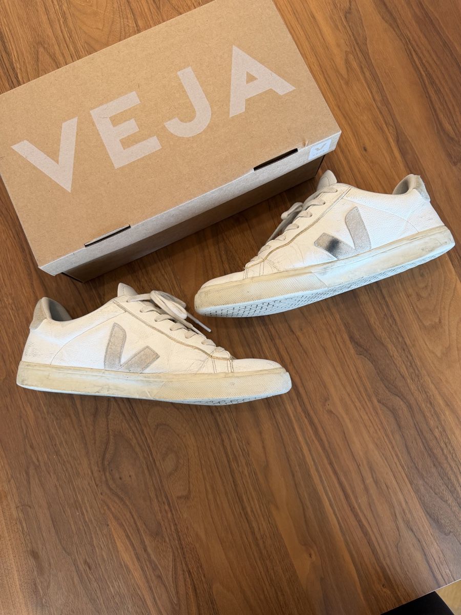 Veja Scarpe da uomo: VEJA Campo Sneaker Weiss Grau Gr. 46 – Usato da Zürich venduto da blancali 5