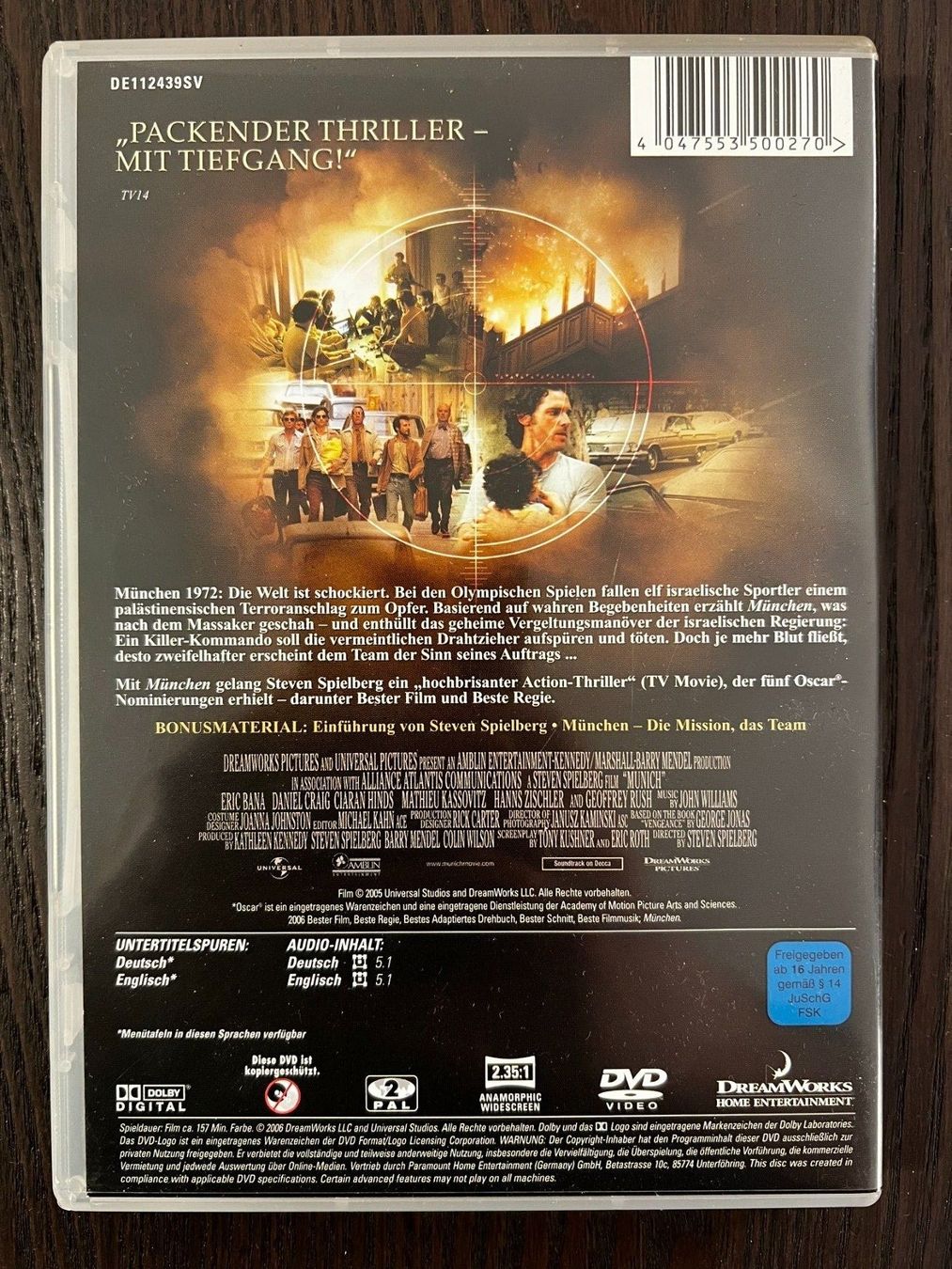 Tutti i DVDs: München – Usato da Zürich venduto da FilmFreunde 1