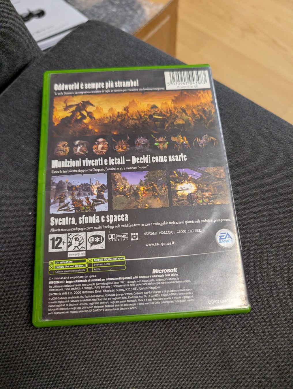 Jeux: Oddworld Stranger wrath Microsoft xbox – D'occasion à Giubiasco par Ticinerd 1