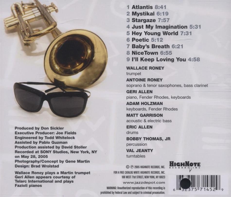 CDs: Wallace Roney • Mystikal - CD Jazz – Gebraucht aus Luzern von Lycka 1