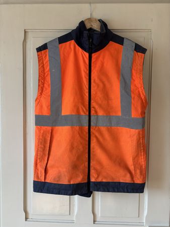 Warnschutz Veste Gr. M Orange