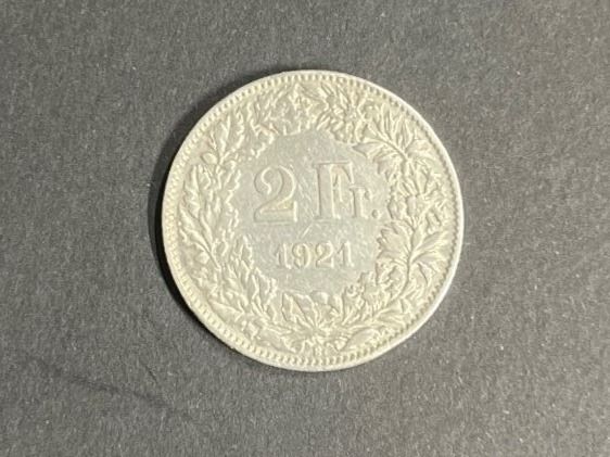 Tutti le monete: 2 Francs 1921 – Usato da La Croix-de-Rozon venduto da shadows750 1