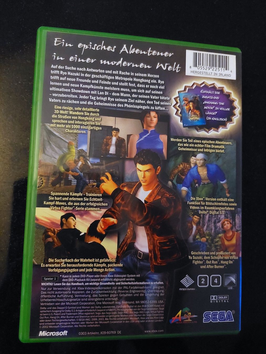 Microsoft Spiele: SHENMUE 2 (PAL) - XBOX – Gebraucht aus Spiegel b. Bern von Natix 1