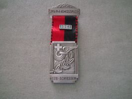 Abzeichen Schützen - SZB Schiessen - 1961 - Auszeichnung