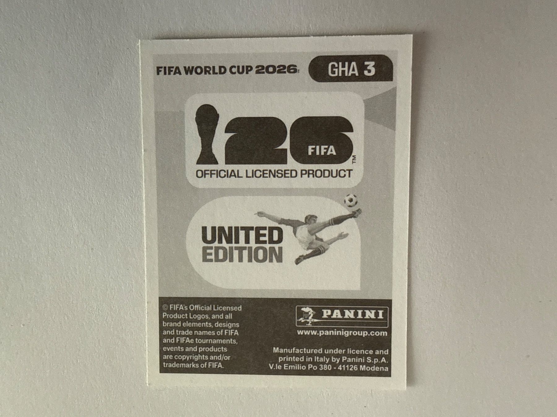 Panini Carte collezionabili: Lamptey GHA3 - Panini CH Edition WM 2026 – Nuovo (secondo la descrizione) da Grenchen venduto da nicus_aveiro 1