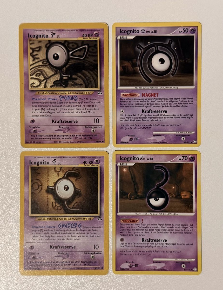 Pokémon Sammelbilder & Trading cards: alte Pokemon Karten Icognito – Gebraucht aus Au SG von Bego1 3