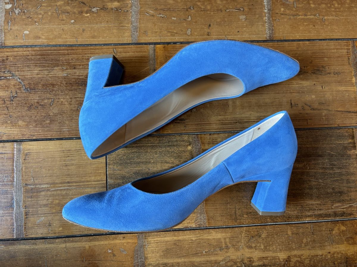 Kaiser Damenschuhe: Escarpins Peter Kaiser bleu 6.5 (=40) – Neu (gemäss Beschreibung) aus Dotzigen von SecondHandGems 4