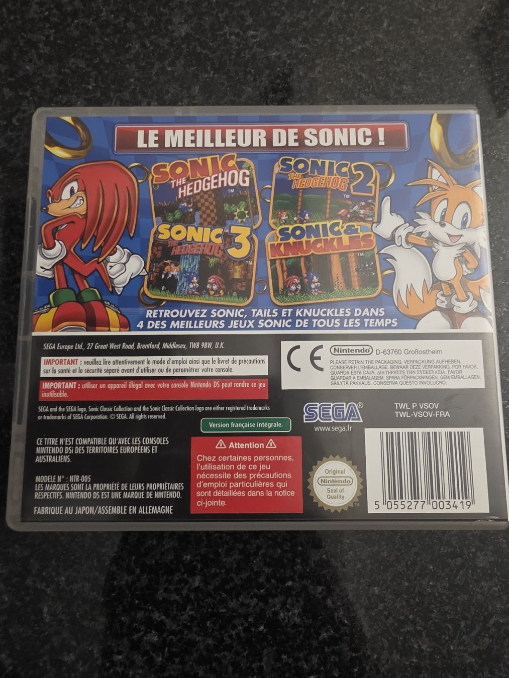 Giochi: Sonic Classic Collection DS – Usato da Chavornay venduto da Crash37 1