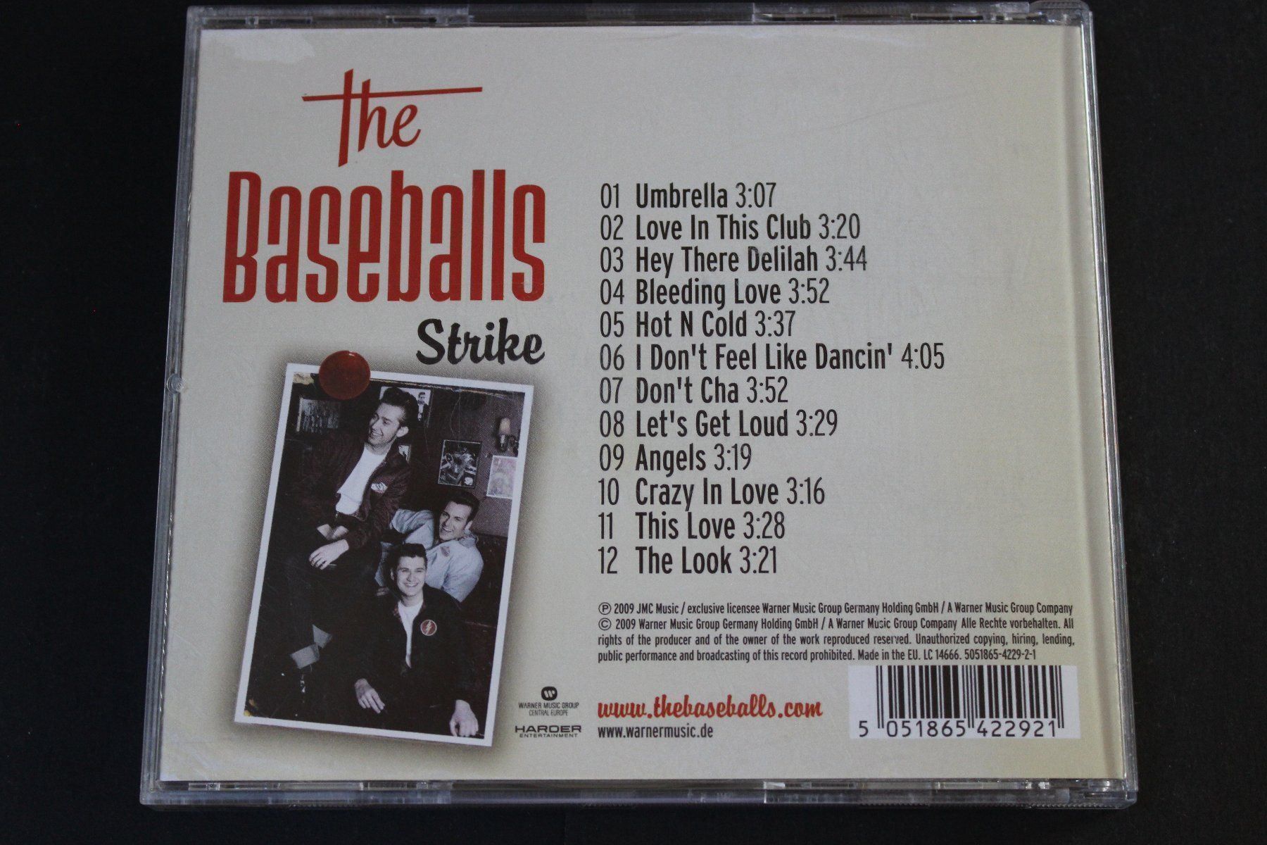 CD: THE BASEBALLS - STRIKE CD 2009 – Usato da Tübach venduto da JamesStone 2
