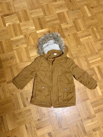 Coole Herbst Winterjacke mit abnehmbarer Kapuze Gr 92 H&M