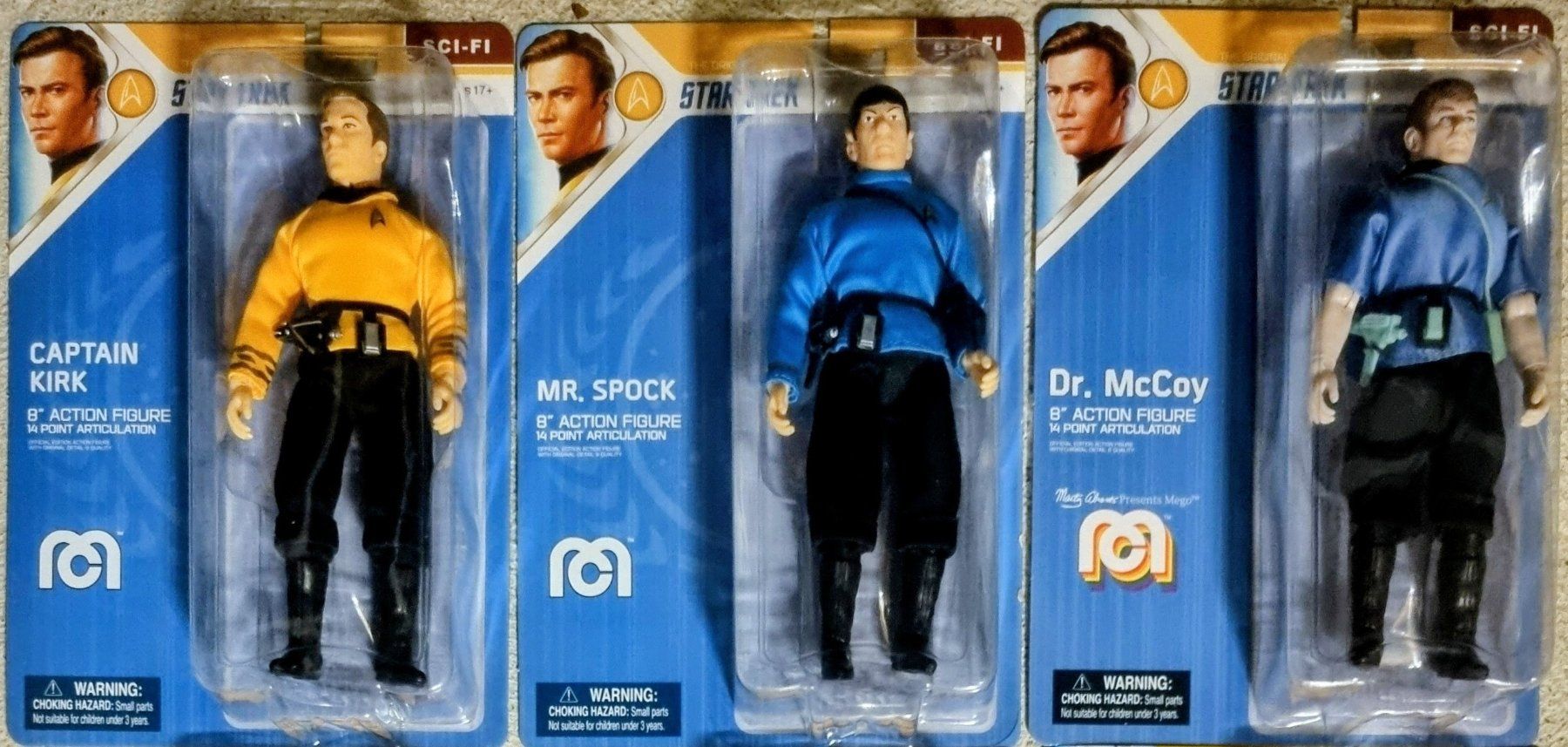 Statuette: Star Trek Mego Figuren 9 Stück – Nuovo (secondo la descrizione) da Ormalingen venduto da Funtoys 1