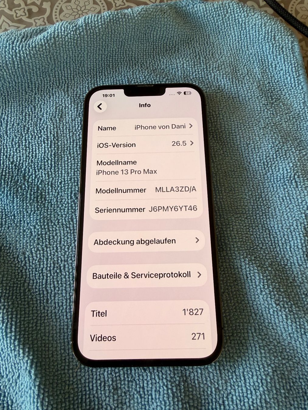 Apple Telefoni cellulari / Smartphones: iPhone 13 Pro Max - Top Zustand! - 256 GB - Graphite – Usato da Obfelden venduto da derking71 1