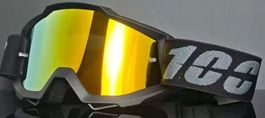 Motocross MTB Goggles Gold