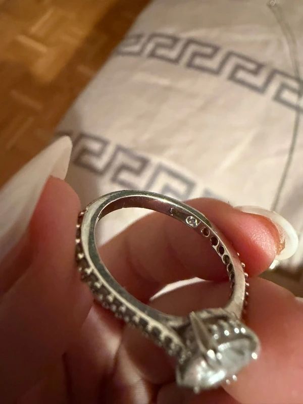 Swarovski Anelli: Ring Swarovski Silber – Usato da St. Margrethen SG venduto da gab_q2qp 2