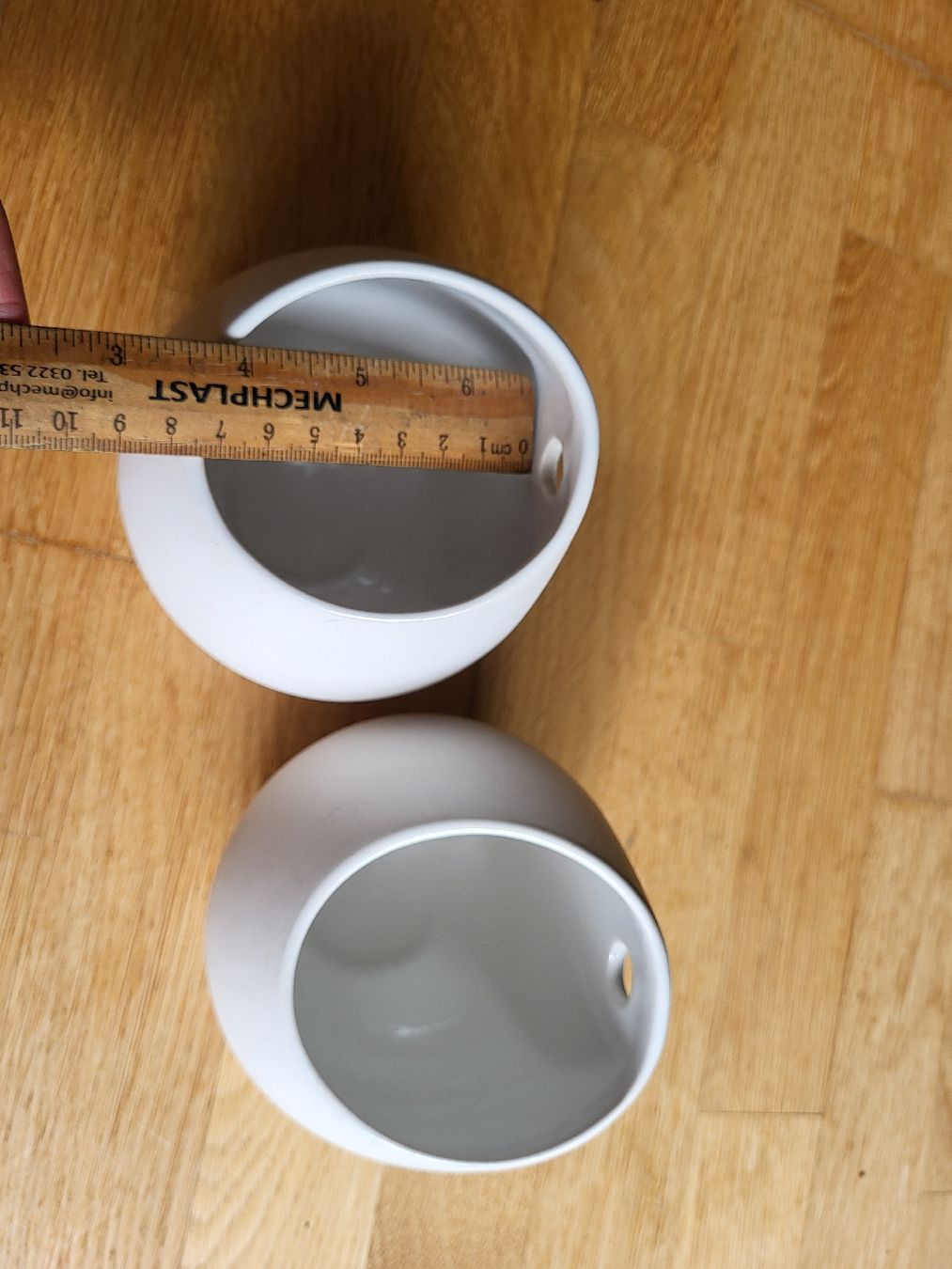 Ikea Vasi per fiori: 2 keramik topfe mit Loch – Usato da Zürich venduto da sahaara01 4