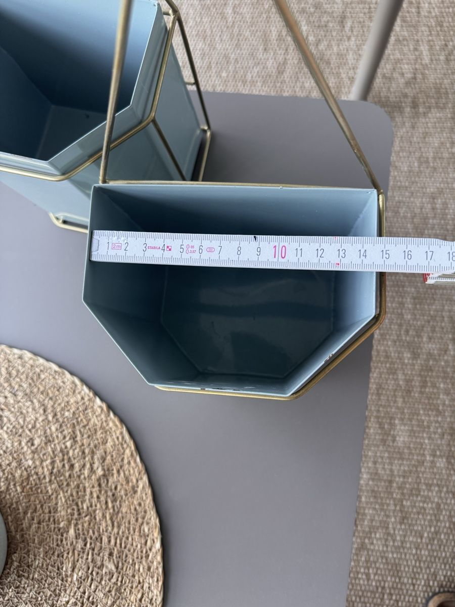 Vasi per fiori: Trendiger Wand-Blumenkasten, 2er Set – Usato da Neuenhof venduto da mic_lj2z 3