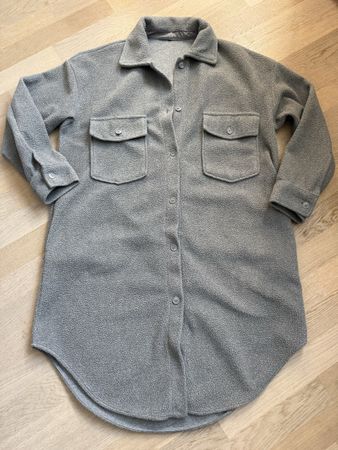 Shaket / Fleecemantel grau Gr. M/L