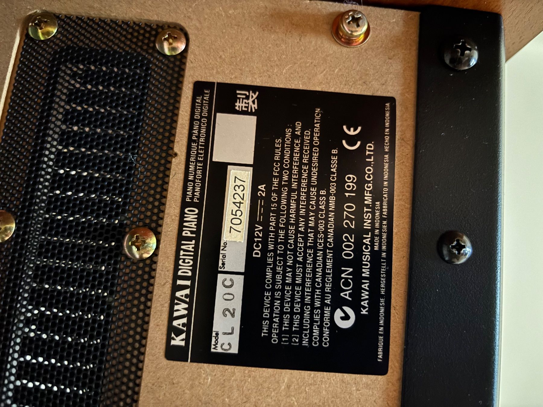 Kawai Strumenti musicali: À vendre piano Kawai modèle cl20c – Usato da Corminboeuf venduto da nae_9gvp 3