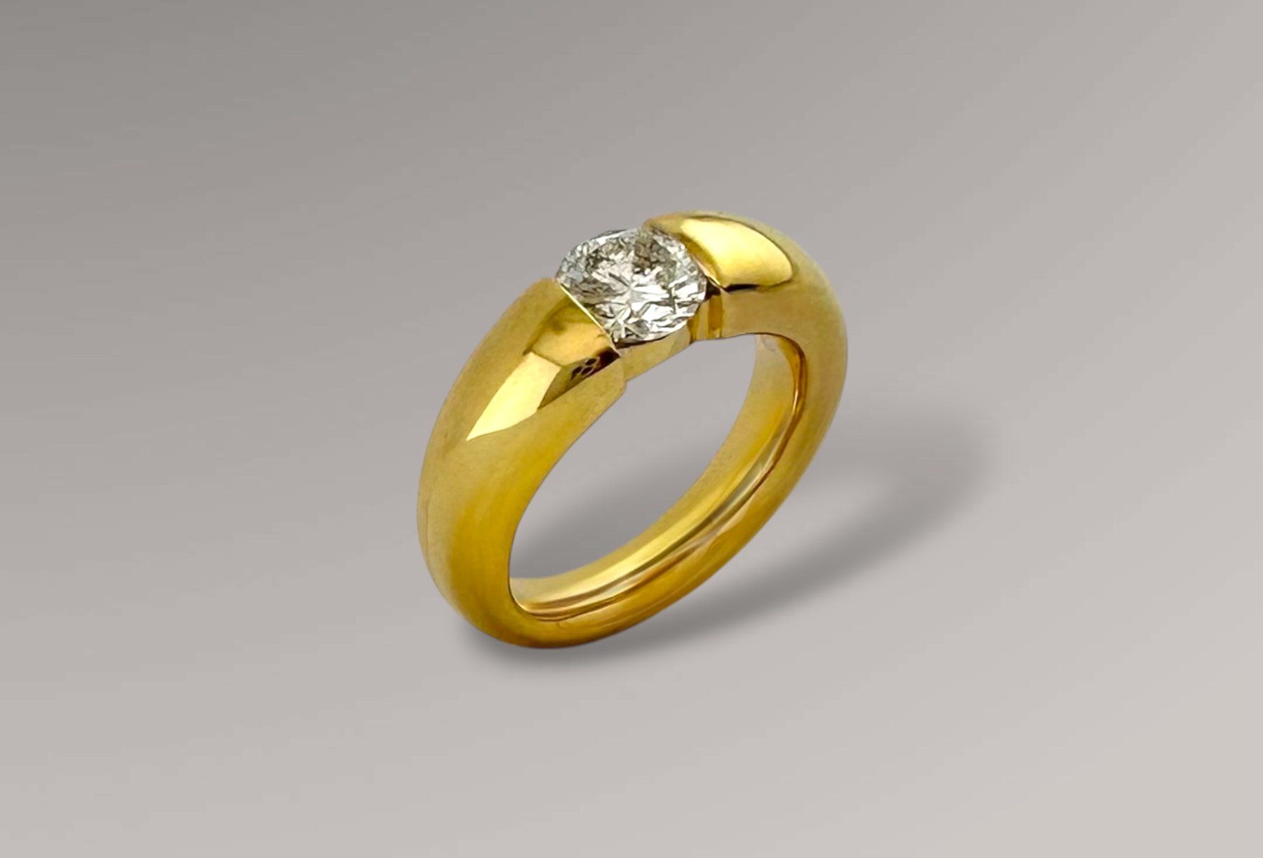 Ringe: Massiver Diamant - Ring,  ca. 0.91 ct – Gebraucht aus Zuzwil SG von artimmo 4