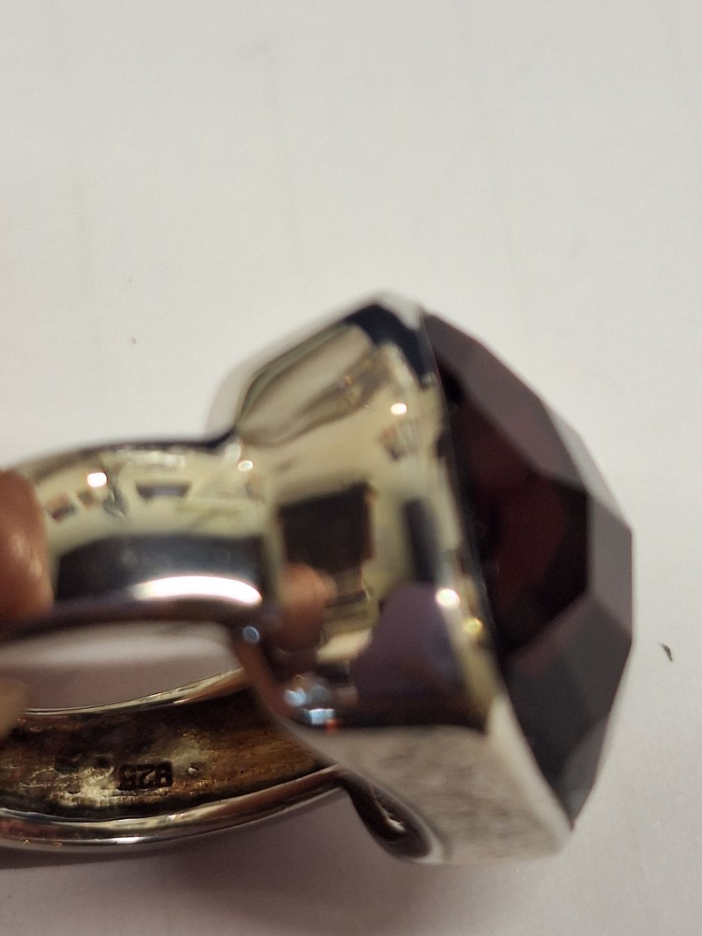Ringe: Silberring rodiniert, Obsidian – Neu (gemäss Beschreibung) aus Rheinfelden von Cleopatra2000 3