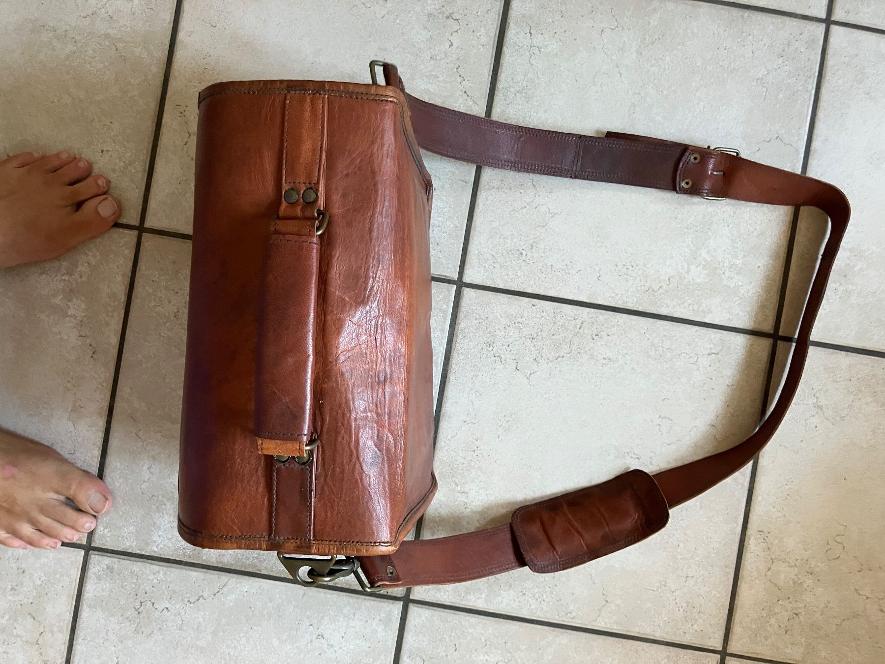 Sacs: Ledertasche braun Kamera – Neuf (Voir description) à Knonau par fiomuckel 1