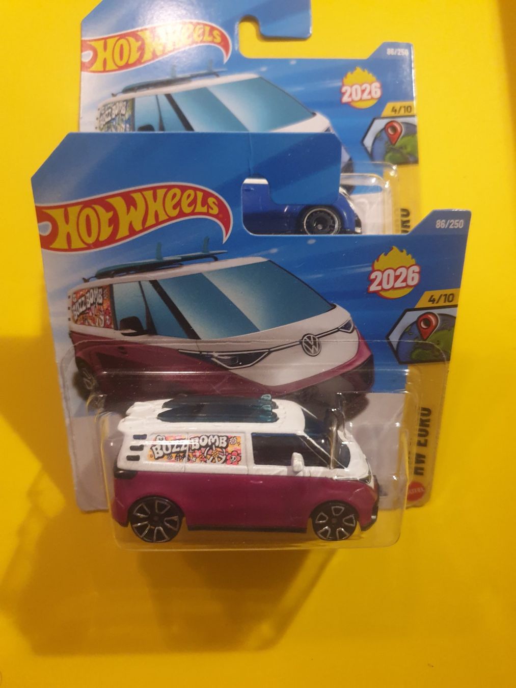 Hot Wheels Modellini d'auto: 2 x Hot Wheels VW ID. BUZZ BOMB – Nuovo e nell'imballaggio originale da Oftringen venduto da Rotor 4