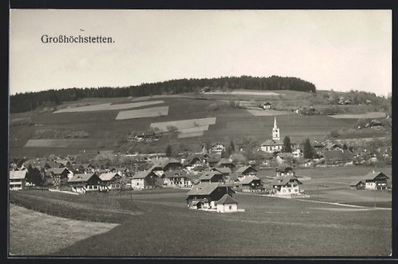 Ansichtskarten: Grosshöchstetten, Blick nach der Kirche – Gebraucht aus Berlin von bartko-reher
