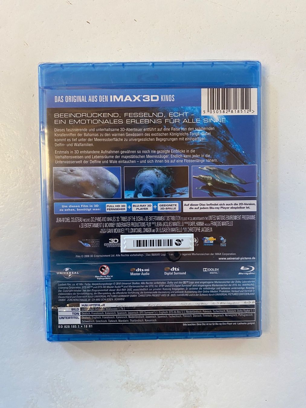 Tutti i DVDs: Delfine & Wale 3D Blu-ray OVP – Nuovo e nell'imballaggio originale da Lausen venduto da Pesche31 1