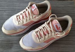 Puma Sneaker R78 Voyage Weiss/Beige/Orange