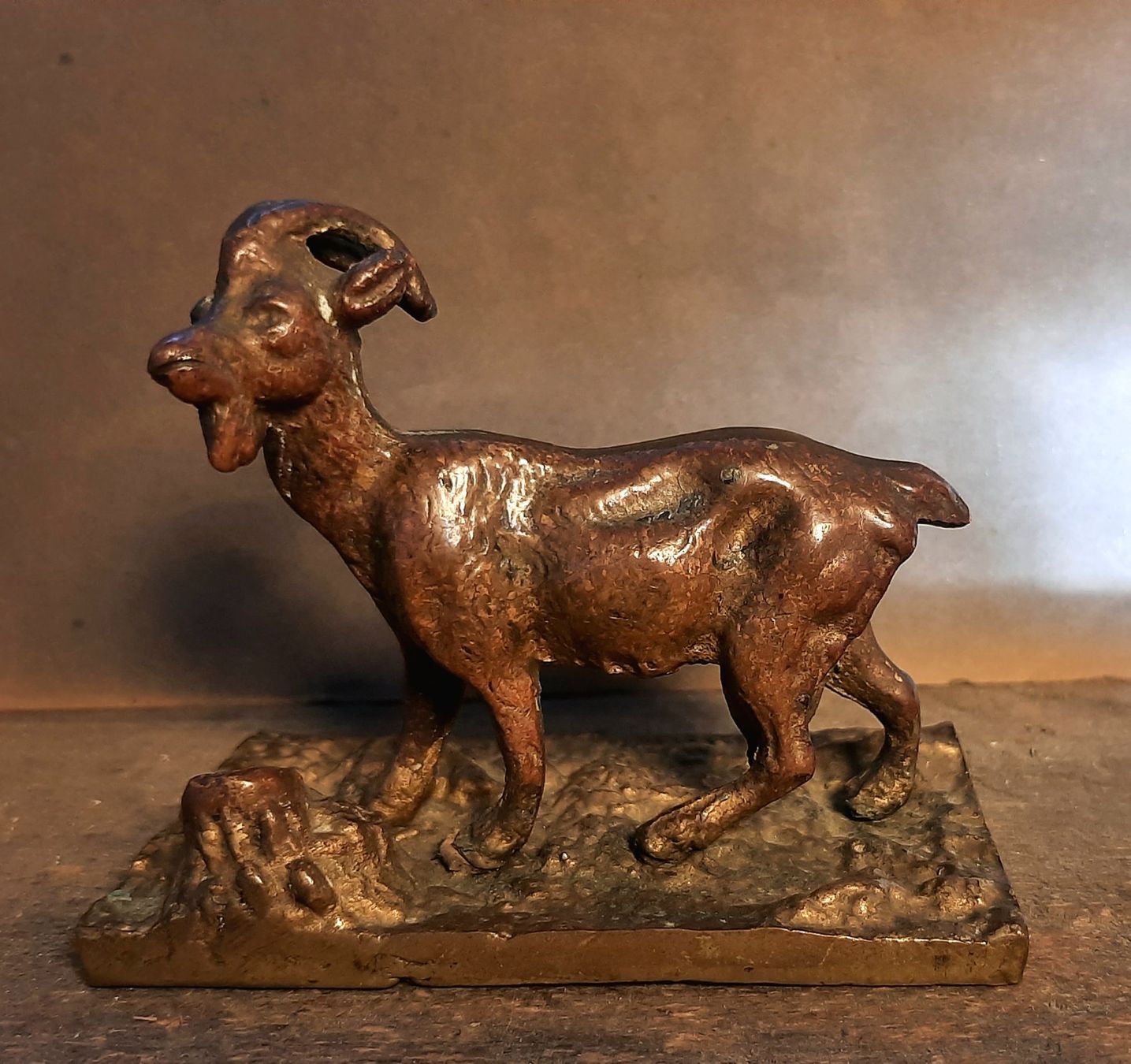 Sculptures & Statues: Bronze Ziegen Skulptur – D'occasion à Arbon par torso444