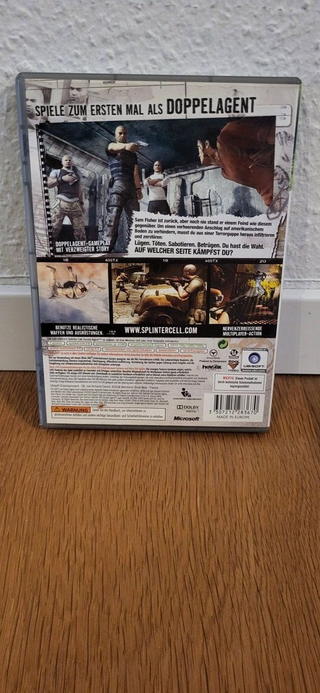Microsoft Spiele: Xbox 360 - Splinter Cell Double Agent – Gebraucht aus Münsingen von Heroism2010 1