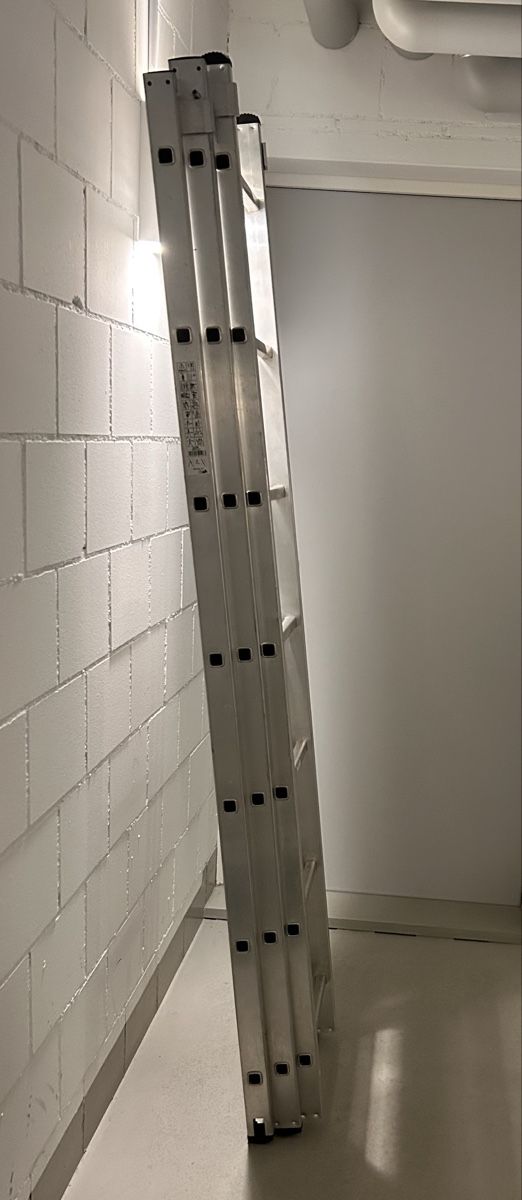 Scale: Mehrzweckleiter Anlege-Steh-oder Schiebeleiter Aluminium 3-t – Usato da Schongau venduto da Designart 3