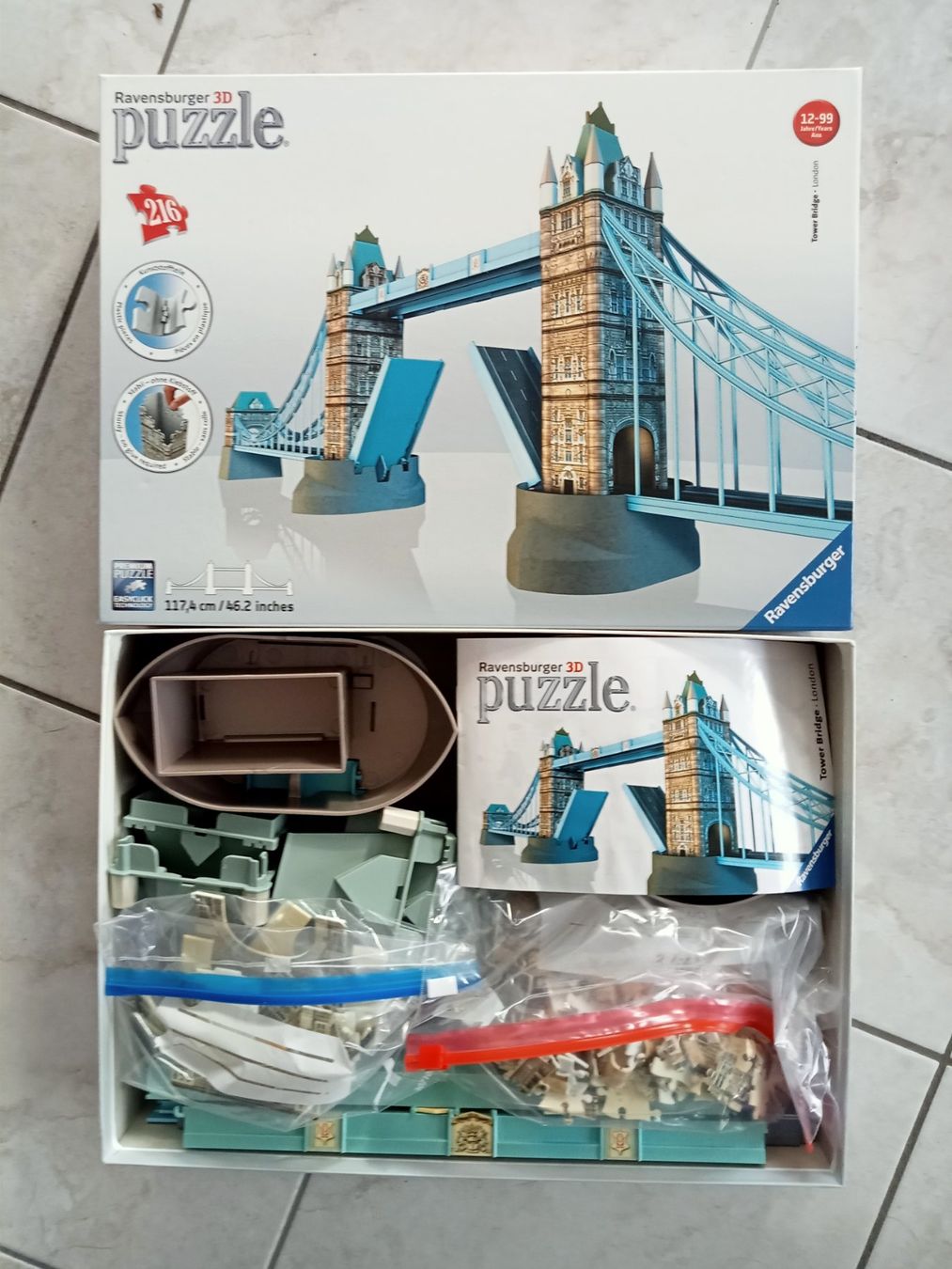 Ravensburger 3D Puzzle - Tower Bridge London, 216 Teile (Gebraucht) in ...