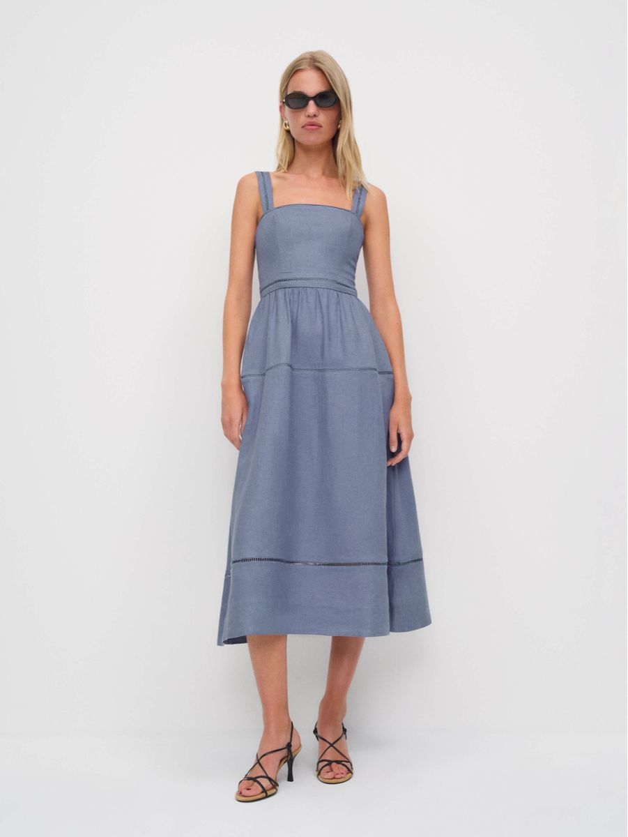 Reformation Vestiti: Reformation Everett Linen Dress New – Nuovo e nell'imballaggio originale da Zürich venduto da cha_pk9g 2