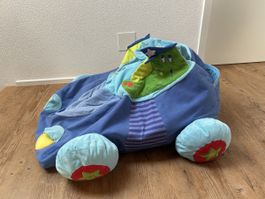 Sitzsack Auto für Kinder blau gebraucht guter Zustand