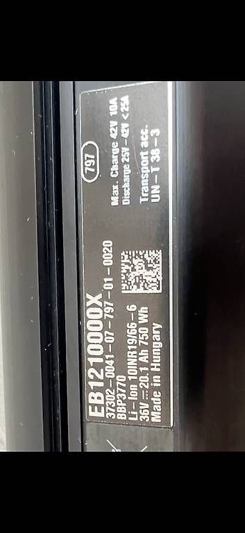 Bosch Batterie: Flyer Akku Bosch 21Ah/750Wh – Nuovo (secondo la descrizione) da Derendingen venduto da AABB 1