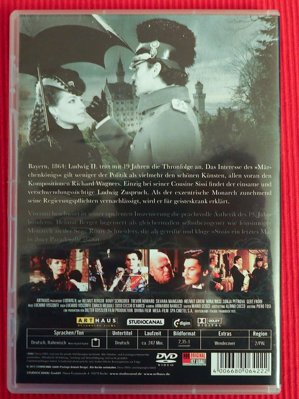 Tutti i DVDs: Ludwig II. / 2 DVDs / Helmut Berger / Romy Schneider – Usato da Chur venduto da dluli 1