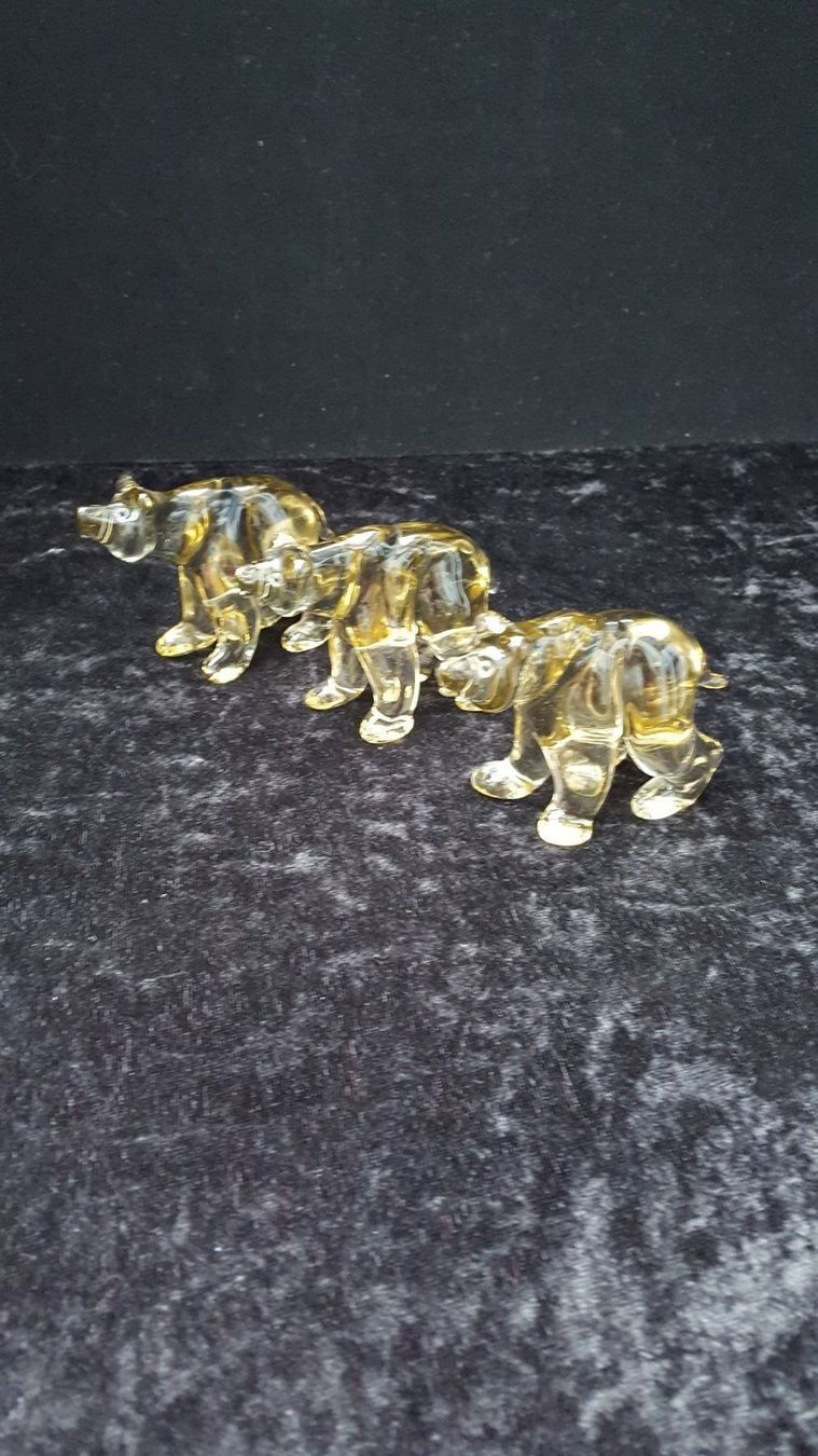 Figurines: 3 handgefertigte Eisbären aus Glas – D'occasion à Reinach par 3Guggerli 1