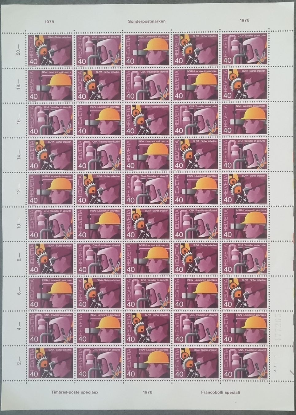 Alle Briefmarken: Briefmarkenbogen 1978 – Neu (gemäss Beschreibung) aus St. Silvester von chr_2hpp