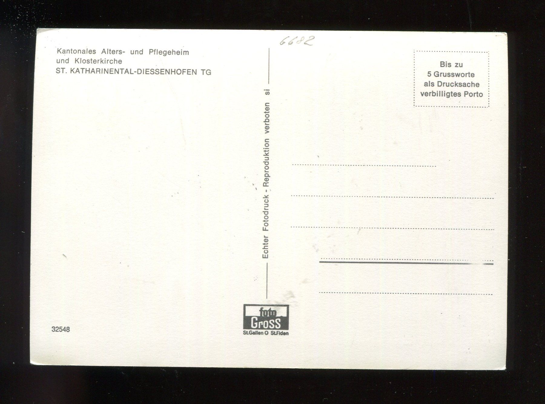 Cartoline postali: St. Katharinental-Diessenhofen – Usato da Aarau venduto da Elmaar41 1