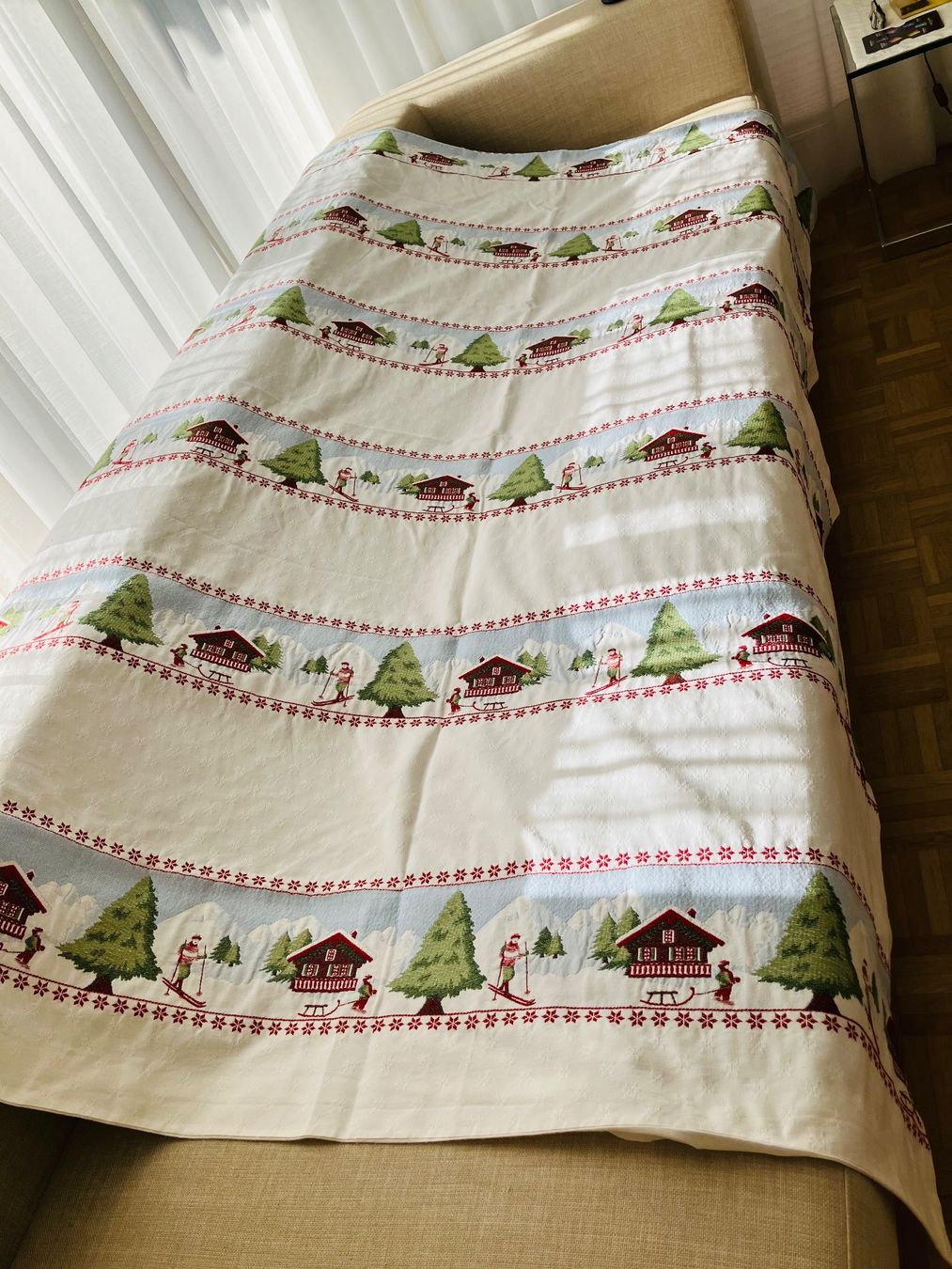 Stoffe: Tissu motifs ski – Gebraucht aus Clarens von Piluka 4