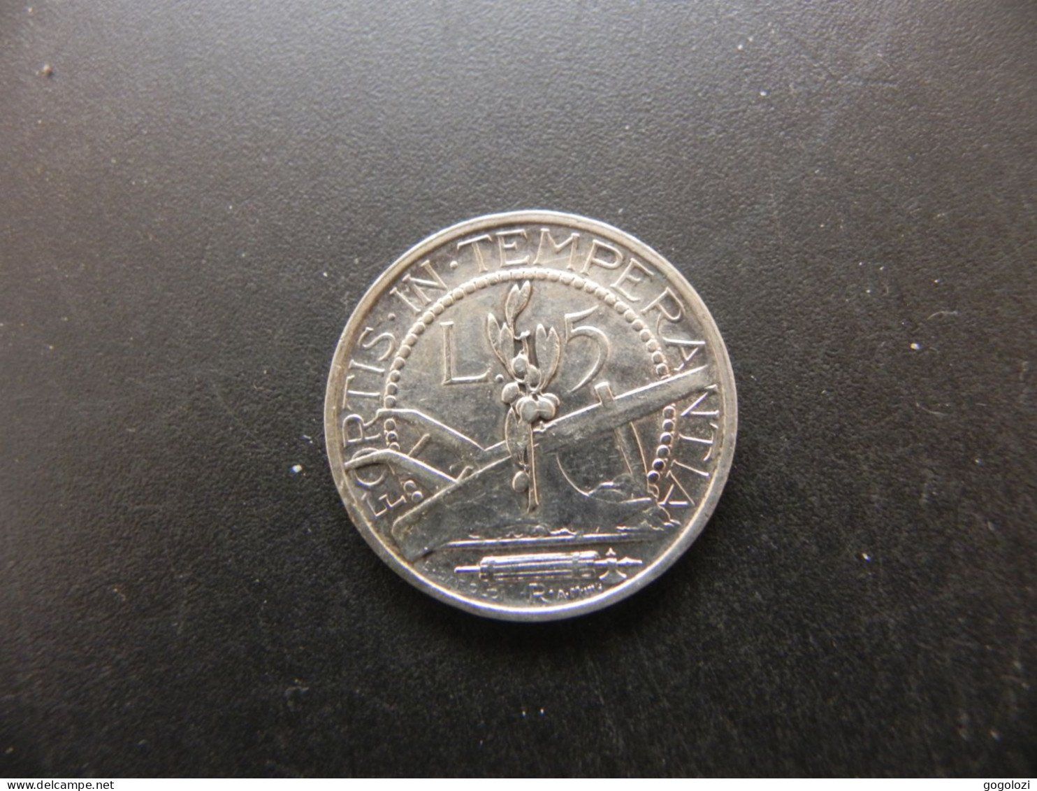 Tutti le monete: San Marino 5 Lire 1937 Silber – Usato da Biel/Bienne venduto da Gogolozi