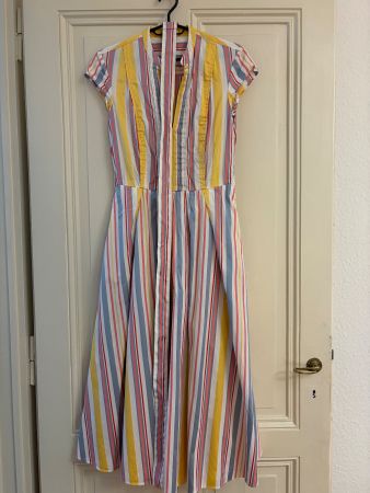 Loro Piana Striped Cotton Dress, Size IT40 / EUR 36