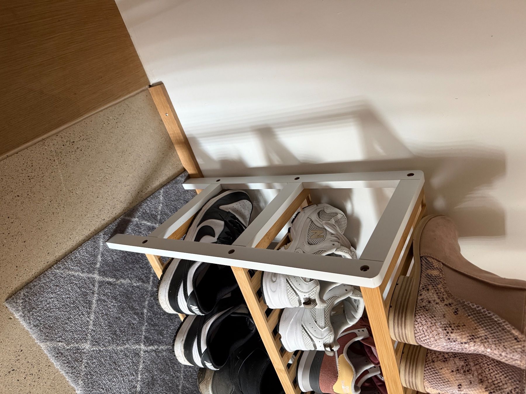Regale: Schuhregal Bambus – Gebraucht aus Langwiesen von nin_7mt2 1