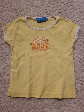 Campus Kids T-Shirt Gr. 98, gelb, Top Zustand für Mädchen